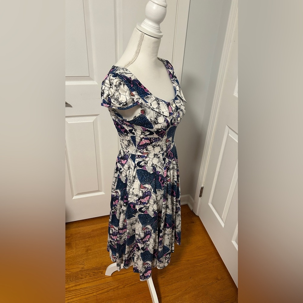 Hearts & Roses A-Line Springtime Butterfly Dress - Picture 5 of 5
